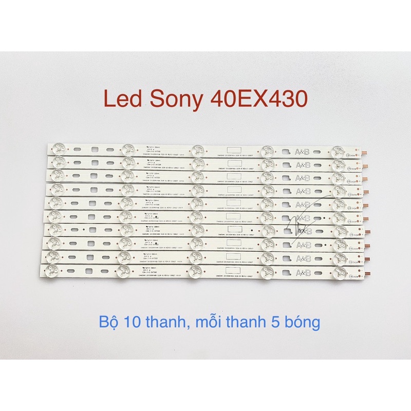 [Mới] Bộ Led Tivi Sony 40 EX430 - 10 Thanh 5 Bóng