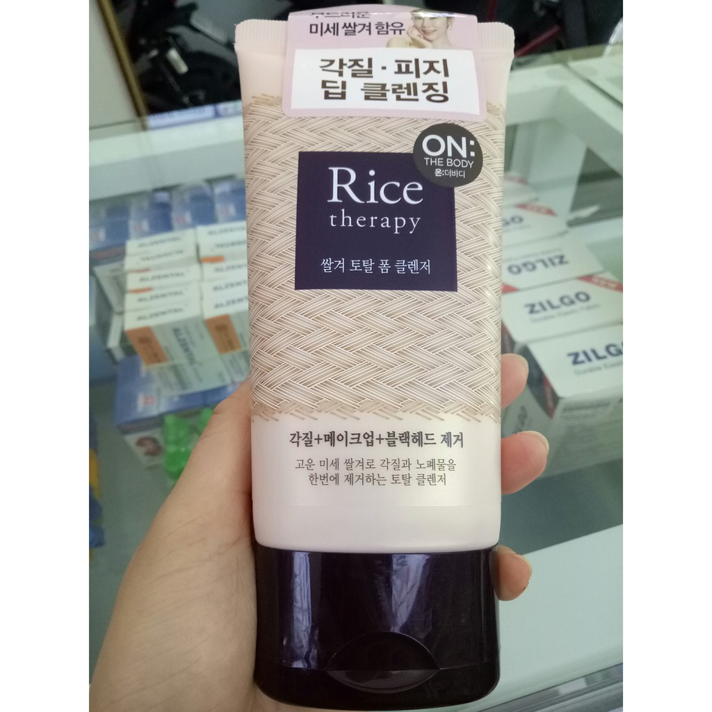 Sữa rửa mặt Rice therapy 3 in 1 Cleansing Cream - Hàn Quốc
