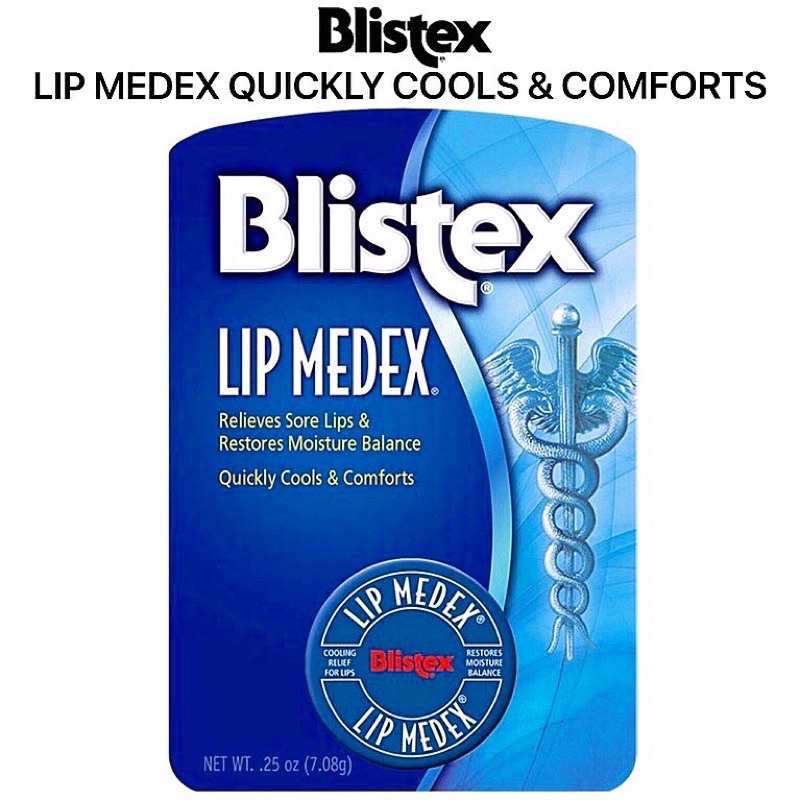 [Hàng Mỹ] Son Dưỡng Môi Blistex Lip Medex Quickly Cools &amp; Comports 7,08g