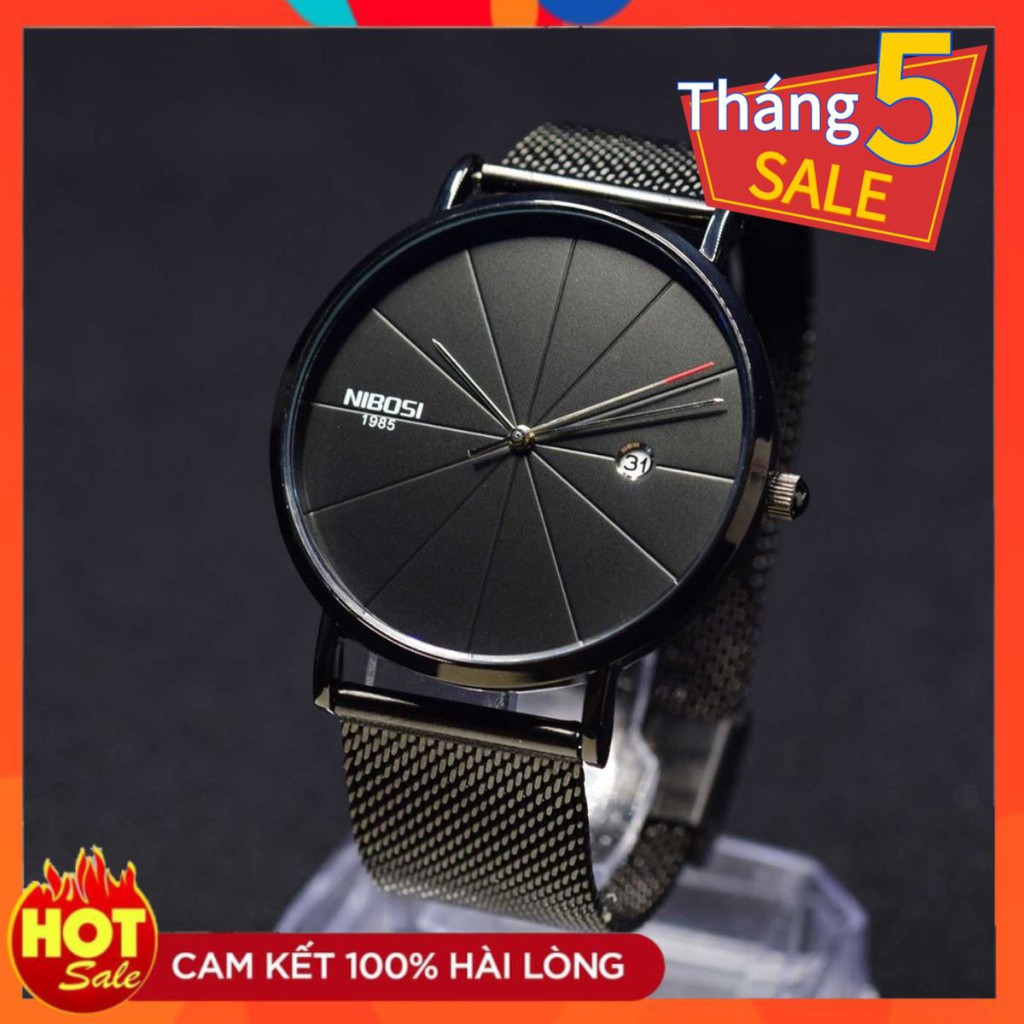 Đồng hồ Nam Nibosi 100% chính hãng, hàng fullbox ( Có thẻ bảo hành hãng)