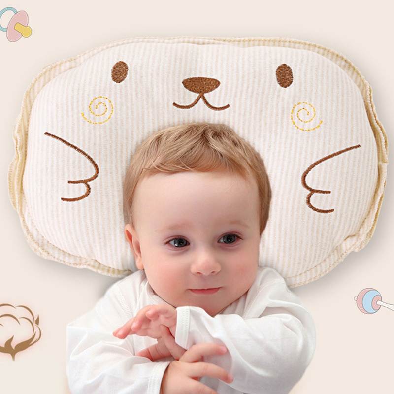 Gối định hình đầu em bé chống lăn bảo vệ chống bẹp đầu