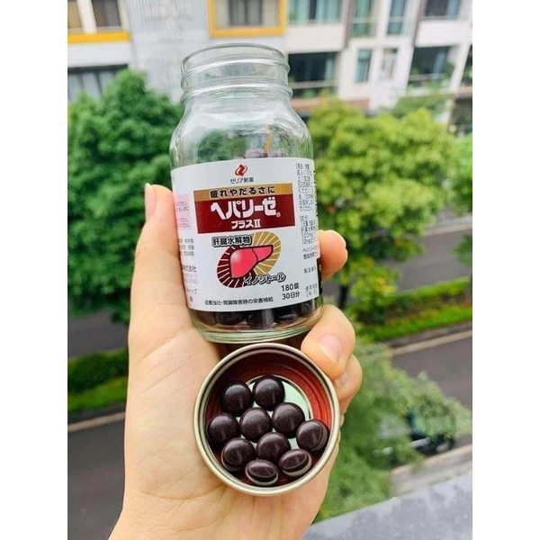Viên uống bổ gan Liver Hydrolysate, hộp gan trắng Nhật Bản 180 viên và túi 60 viên.