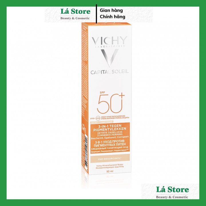 Kem Chống Nắng Ideal Vichy Capital Soleil Anti-Aging SPF50 PA+++UVA &amp; UVB 50ml