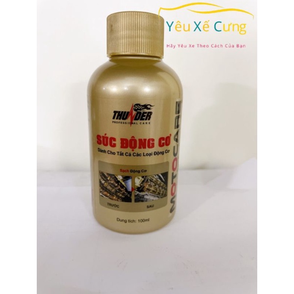 Combo Thunder Phụ Gia Xúc Rửa Động Cơ + Vệ Sinh Buồng Đốt Siêu Sạch