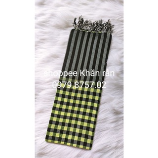 Khăn rằn nam bộ (xanh dạ quang) 60x165cm