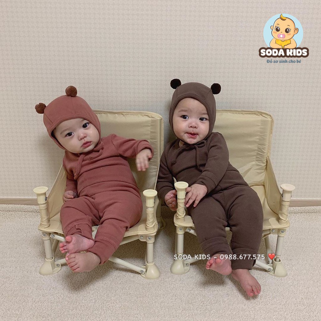 Mũ cục bông cho bé Hàn Quốc 0-12m