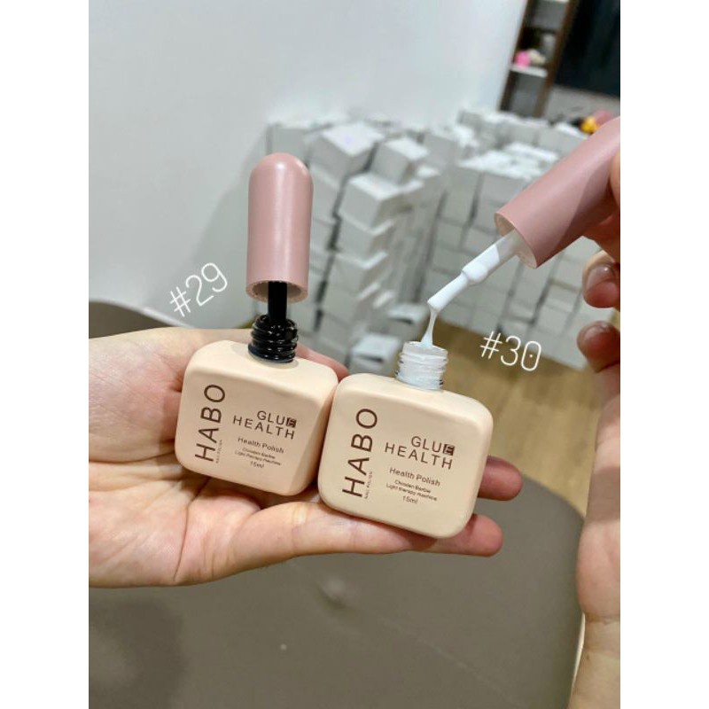 Sơn Gel HABO Trắng Sữa, Đen, Trắng