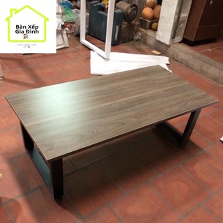 Bàn xếp vân gỗ MDF chống ẩm 60*120*32cm ngồi bệt