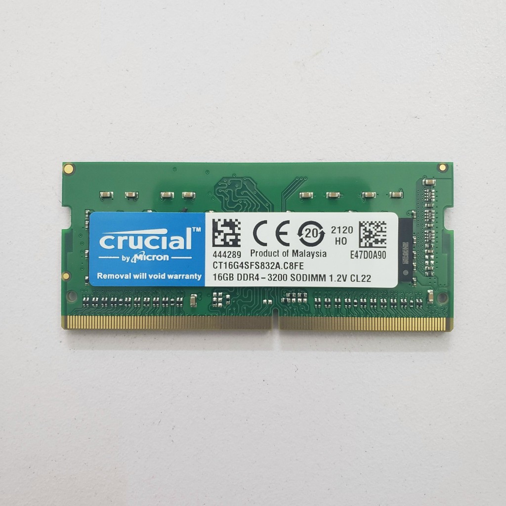 Ram Laptop Crucial DDR4 8GB 16GB 3200MHz CT8G4SFS832A CT16G4SFS832A Bảo hành 3 năm