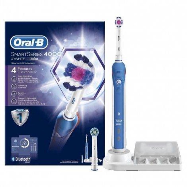 Bàn chải đánh răng điện Oral-B SmartSeries 4000 3DWhite . Made in Germany