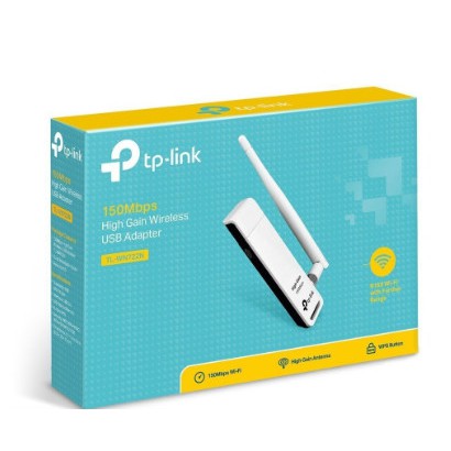 Usb Wireless Tplink WN 722N - Chuẩn N, 1 Anten (Hàng Chính Hãng), Thu Wifi Cực Mạnh