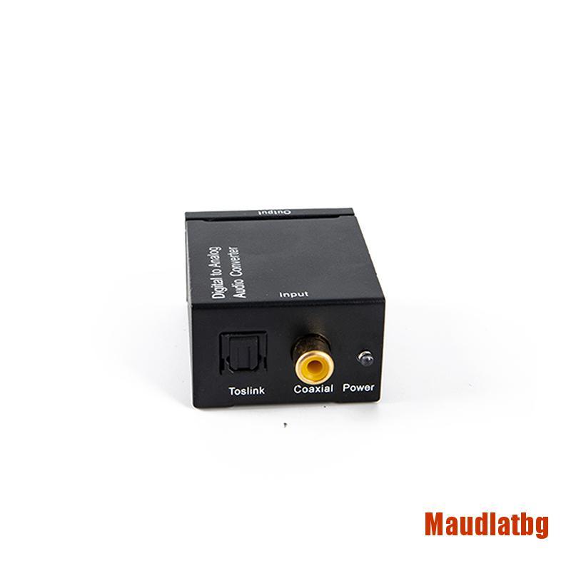 MAUBG Digital to Analog Audio Converter Fiber Toslink Coaxial Signal Audio Decod