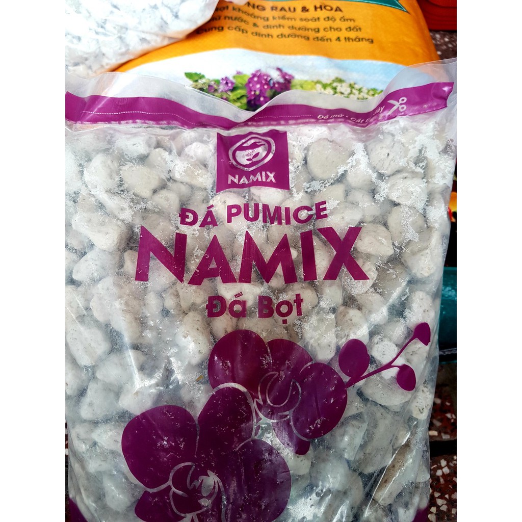 bịch 3 kg Đá Pumice (đá bọt núi lửa) size 10-20mm