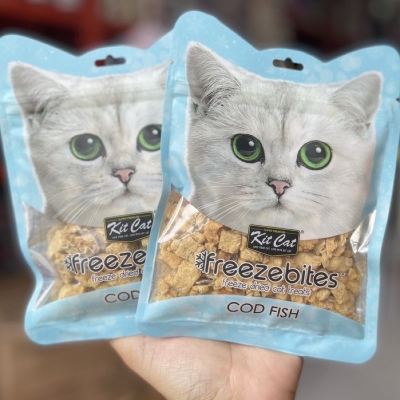 Snack thưởng sấy lạnh Cao cấp KITCAT FREEZE BITES GÓI cho mèo 15gr