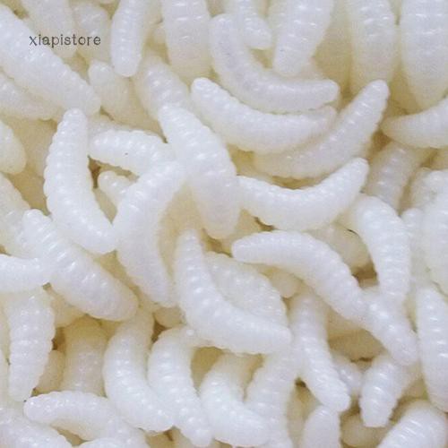 Bộ 50 miếng mồi câu cá hình ấu trùng