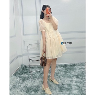 đầm oganza bồng siêu xinh