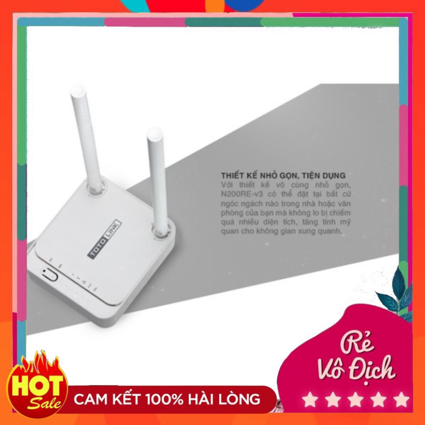 Bộ phát WiFi Totolink N200RE 2 râu - 300Mbps k8386