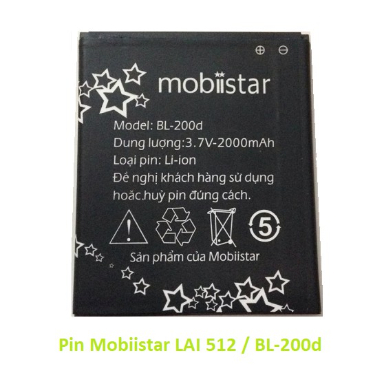 Pin Mobiistar LAI 512 / BL-200D