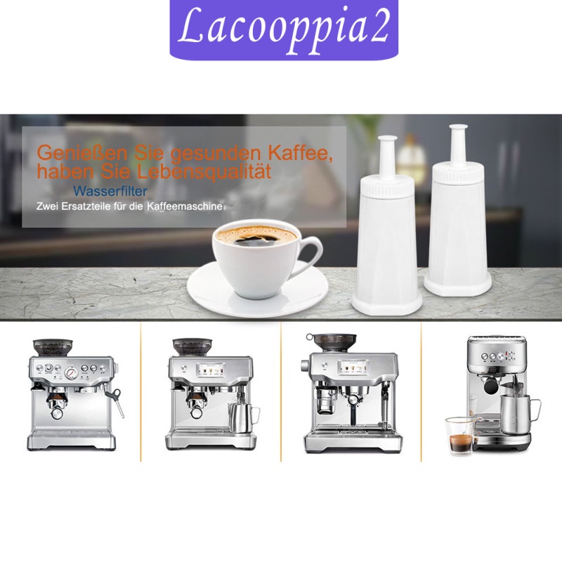 [LACOOPPIA2] 2x Coffee Machine Water Filter Household Coffee Machine Accessory Replaces