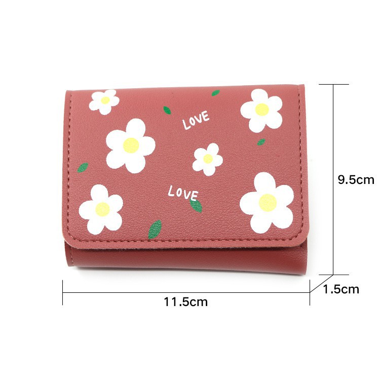 Ví nữ đẹp ngắn mini nhỏ thời trang cute dễ thương bỏ túi đựng tiền giá rẻ HYTACO VN05