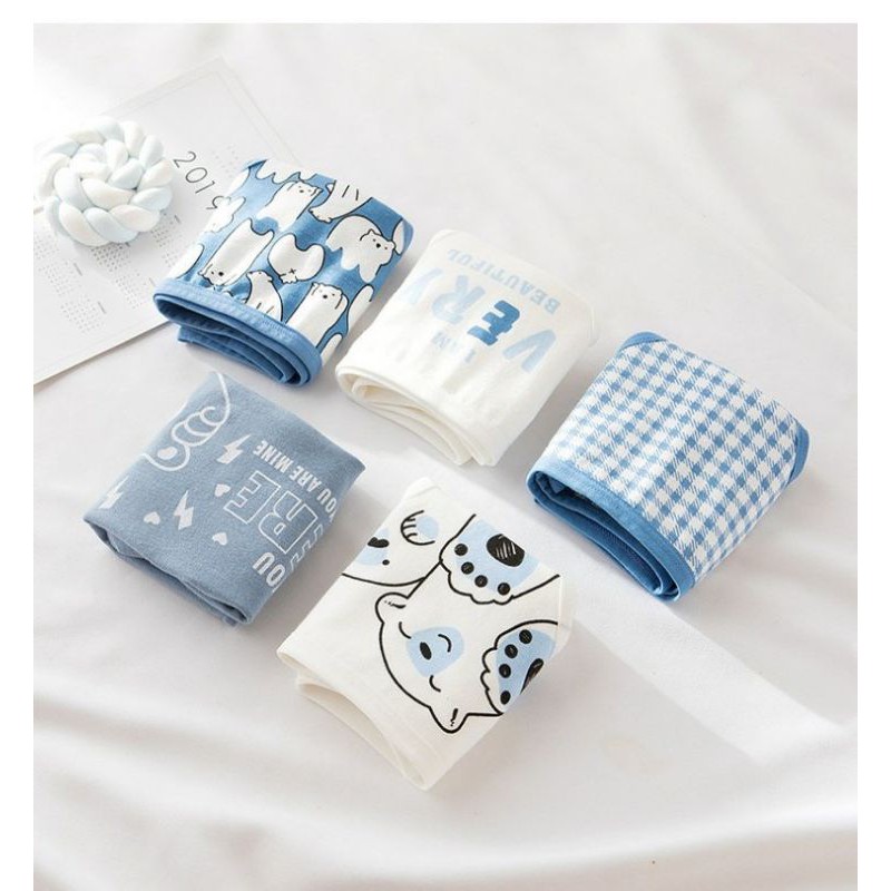 Quần lót nữ cotton cao cấp nâng mông thông hơi in hoạ tiết gấu dễ thương QLU21 | BigBuy360 - bigbuy360.vn