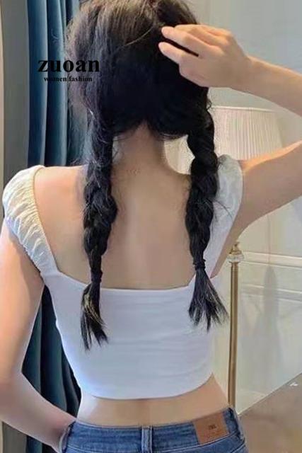 SUXI Áo Hai Dây Dệt Kim Gợi Cảm Cho Nữ