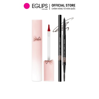 Combo Barbie Basic : 1 Son kem lì Eglips Barbie Tint 4.3g + 1 Chì kẻ mày Eglips 0.08g - Eglips Official Store