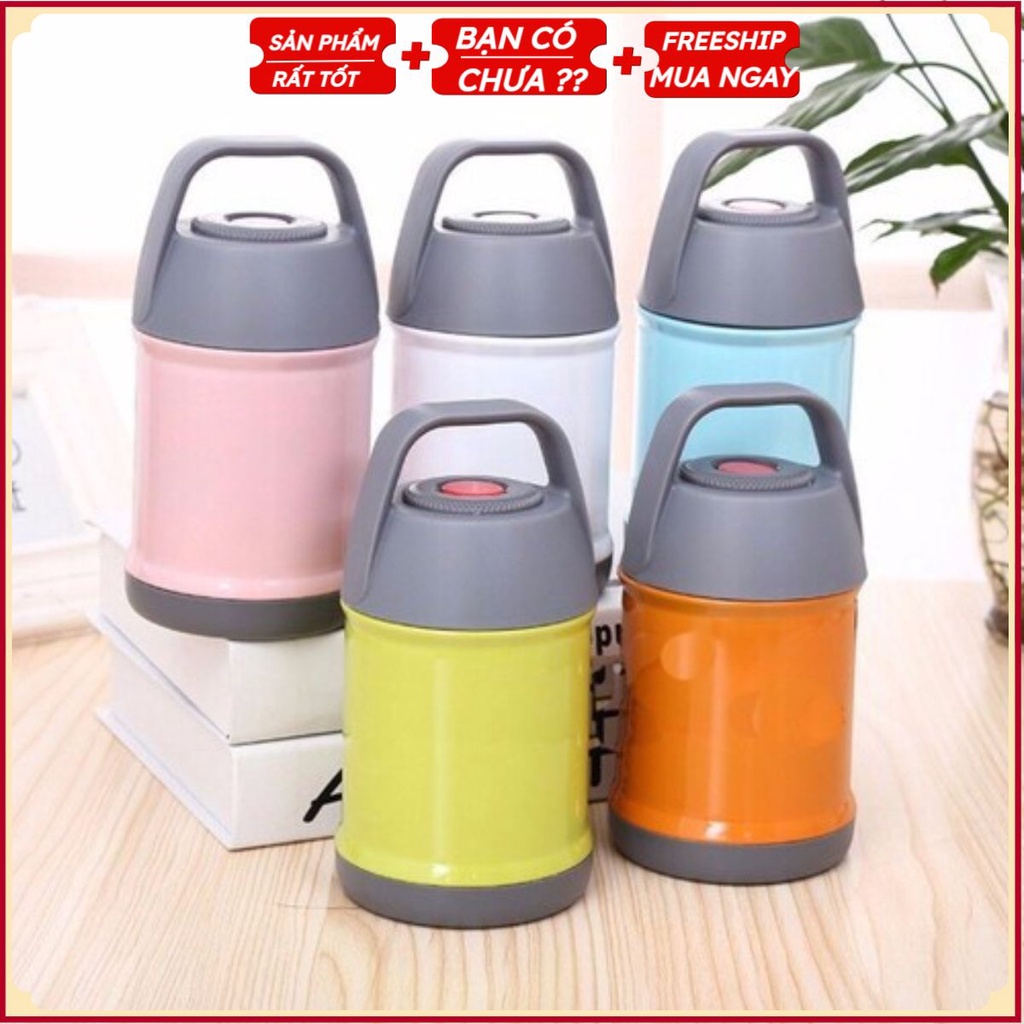 Bình ủ cháo giữ nhiệt inox 304 giữ nóng thức ăn cao cấp .