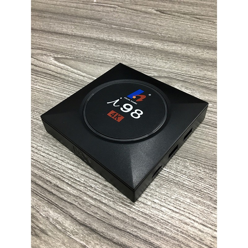 Tivi box I98 Android 6.0 Hỗ trợ độ phân giải 4K Chip Amlogic S905x Ram1G-8GB