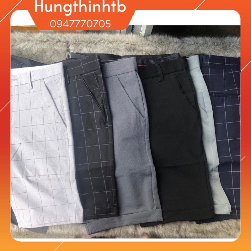 Quần sọt tây nam hình thật có freeship chất vải dãn nhẹ dày mịn, phom quần ôm chất vải tây loại 1 chuẩn shop giá siêu rẻ