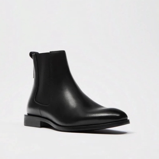 Giày Chelsea Boots cao cổ thời trang nam chất liệu da bò đế cao su đúc nhiệt tăng 3.5cm | BigBuy360 - bigbuy360.vn