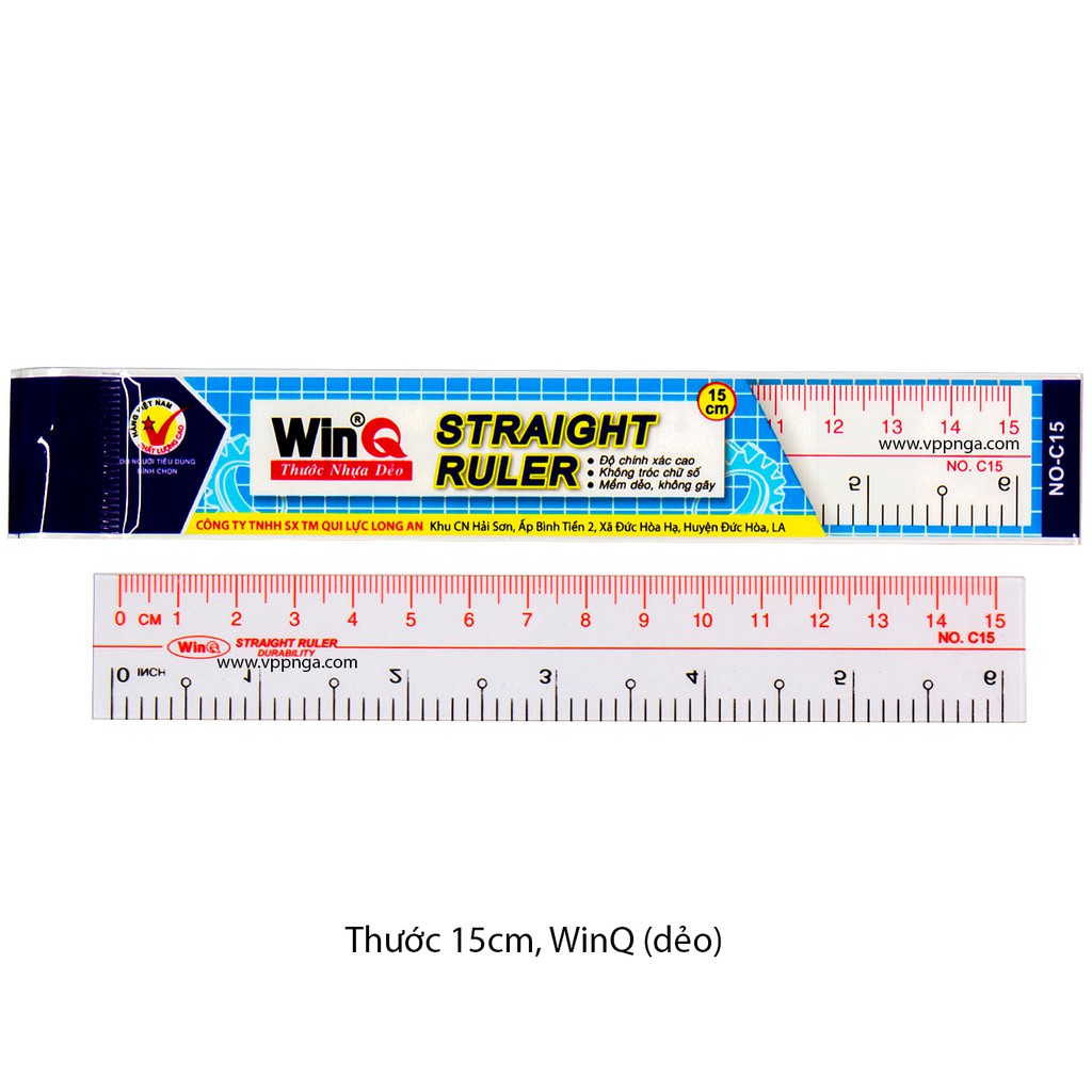 Thước Thẳng 15cm WinQ - C15