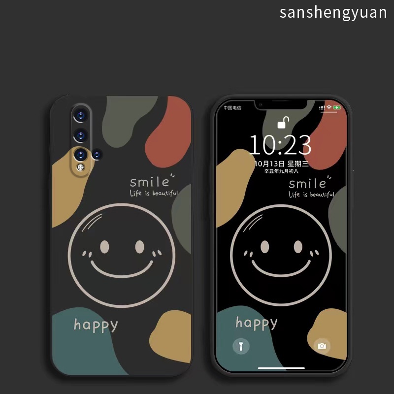 Ốp Điện Thoại Bằng Silicone Màu Trơn Cho huawei nova 5t huawei nova5 t huawei nova 5 t huawei nova 7i huawei Nova7I