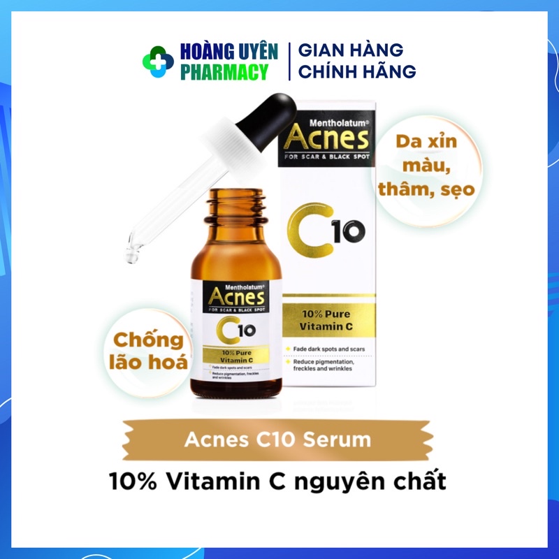 Acnes C10 vitamin C nguyên chất 10% giúp mờ sẹo và vết thâm