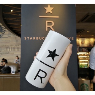 [STARBUCKS VIETNAM] - BỘ ĐÔI CỐC SỨ RESERVE BLACK & WHITE DW CERAMIC MUG 10oz