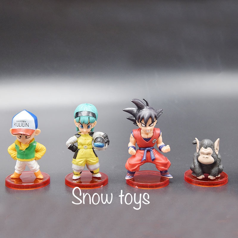 Mô hình Dragon Ball - WCF/DWC - 8 mẫu bán lẻ Goku Thần Kaio Bubbles Gohan Krillin Bulma ChiChi Ox King - Cao 4,5~9cm