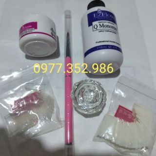 Combo set đắp móng bột.. dùng lưu huỳnh. Combo đủ đồ học và đắp móng bột