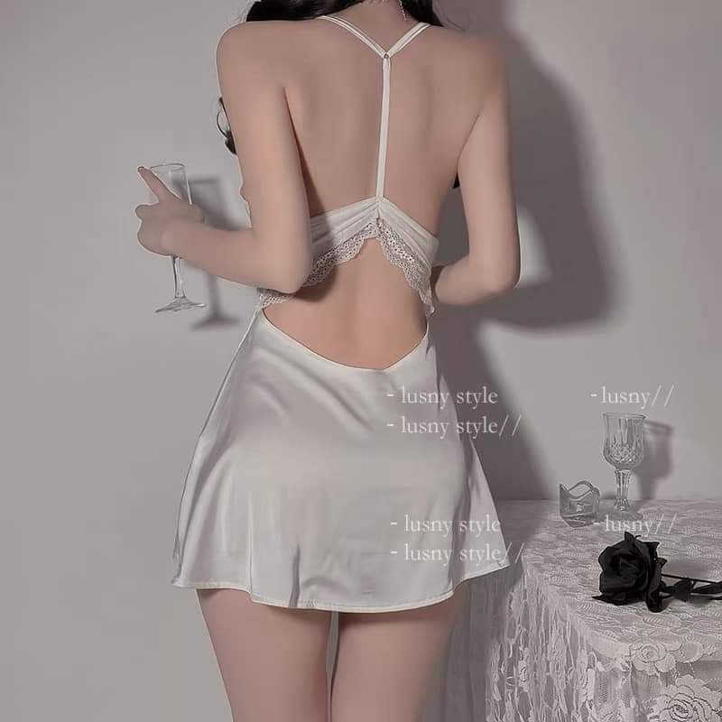 Váy lụa yêm cao cấp-hàng quảng châu cao cấp rất hợp với ngực lép