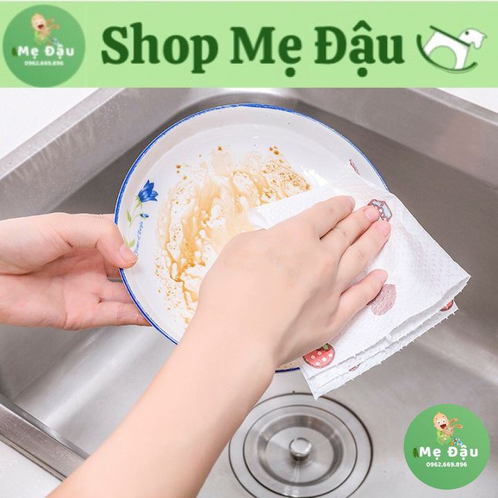 GIẤY LAU ĐA NẶNG CUỘN 220 TỜ SIÊU HÓT