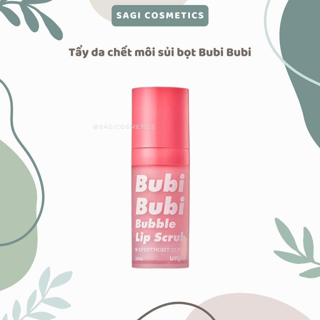 Tẩy tế bào chết môi sủi bọt Bubi Bubi Lip