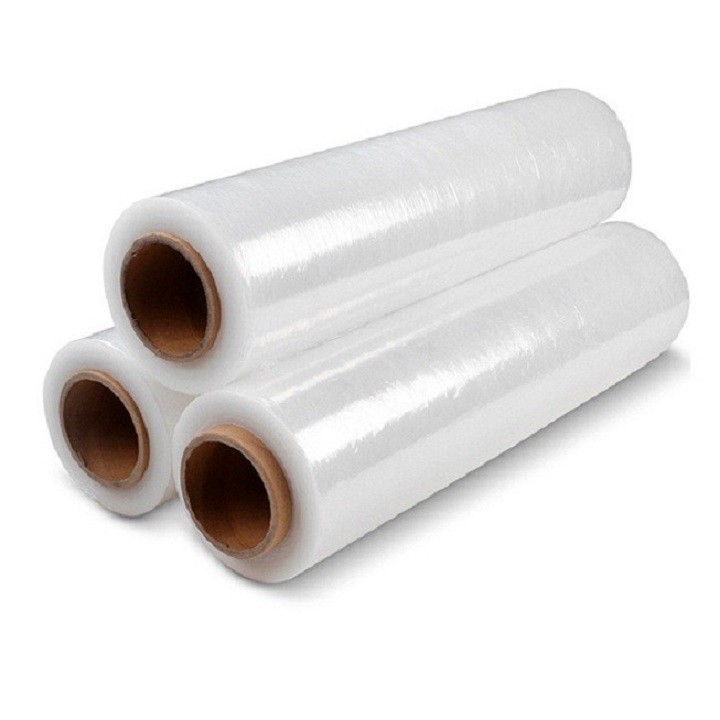 Màng PE trọng lượng 2kg dài 5 tấc  Loại 1 - Màng co quấn hàng, màng bọc, màng chít - Bọc hàng hóa, phụ