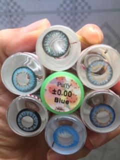 Lens màu xanh dương