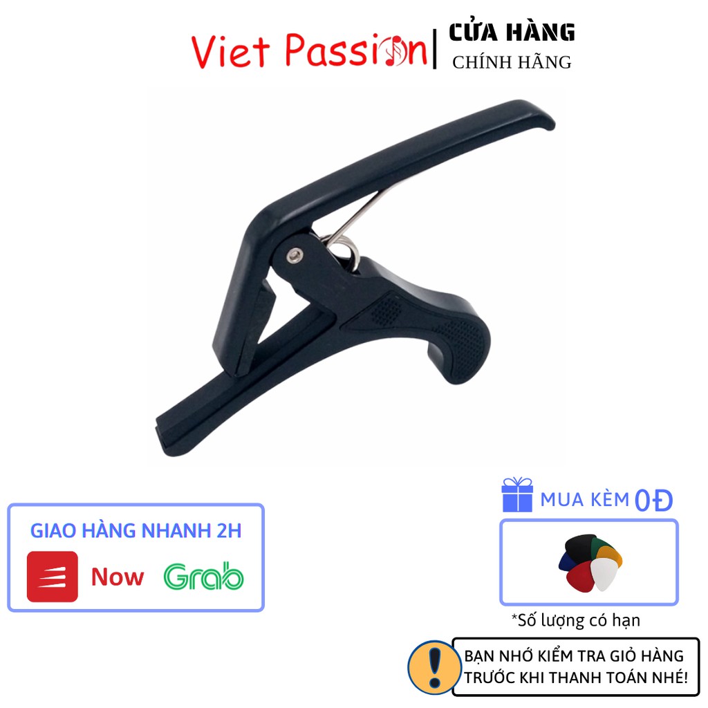 Capo đàn guitar classic acoustic Vietpassion lên dây chuyên nghiệp màu vàng đồng hợp kim chắc chắn ghi ta