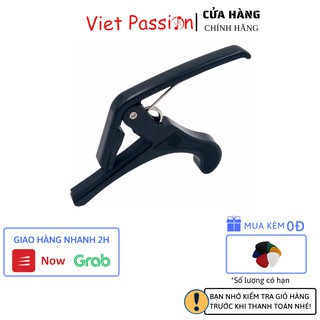 Kẹp đàn guitar chỉnh tông chuyên nghiệp màu đen chất liệu kim loại chắc chắn dùng được cho mọi đàn ghita vietpassion