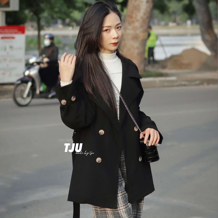 Áo mangto nữ dáng dài/ ngắn kèm đai, Áo mangto Hàn dài/ ngắn thu đông, ulzzang, Hàn Quốc, thiết kế T-Ju (mangto korea) | BigBuy360 - bigbuy360.vn