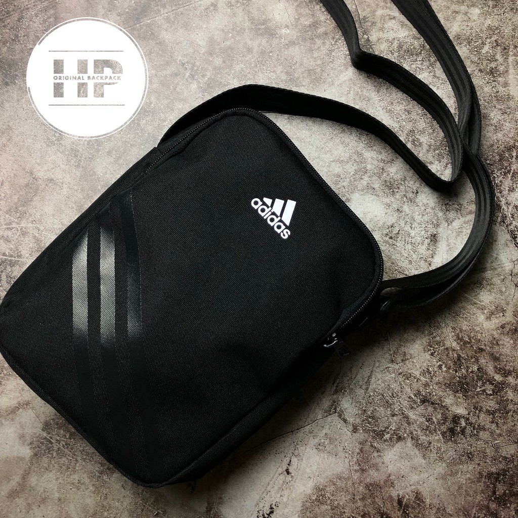 [ XÃ KHO 2 NGÀY ] Túi Đeo Chéo Nam/Nữ 3 Sọc Logo Nhỏ Shoulder Side Bag Sport - AJ4232 ORG | BigBuy360 - bigbuy360.vn