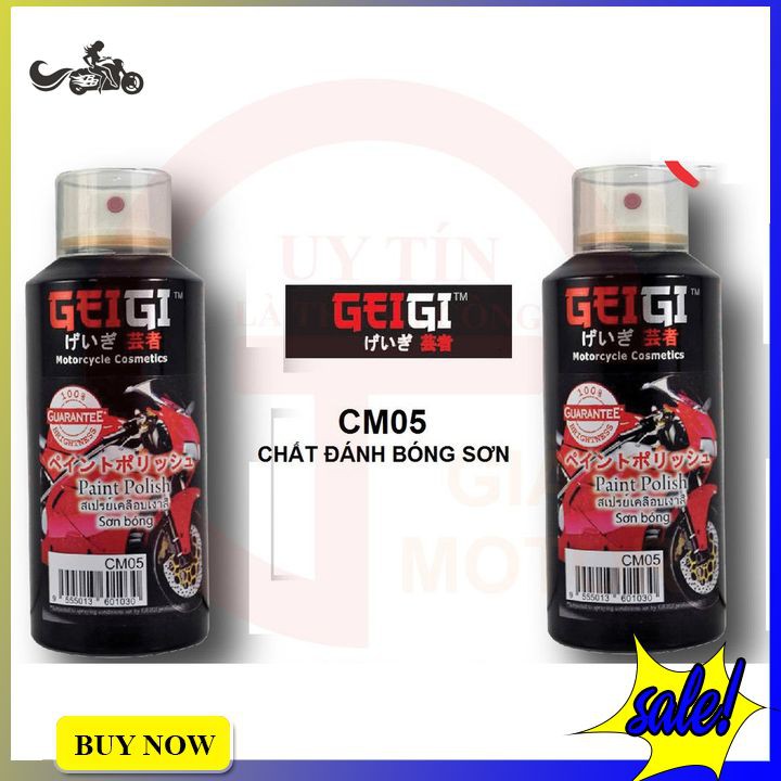 Chai sơn Samurai đánh bóng CM05 - Bảo vệ lớp sơn bền màu với thời gian