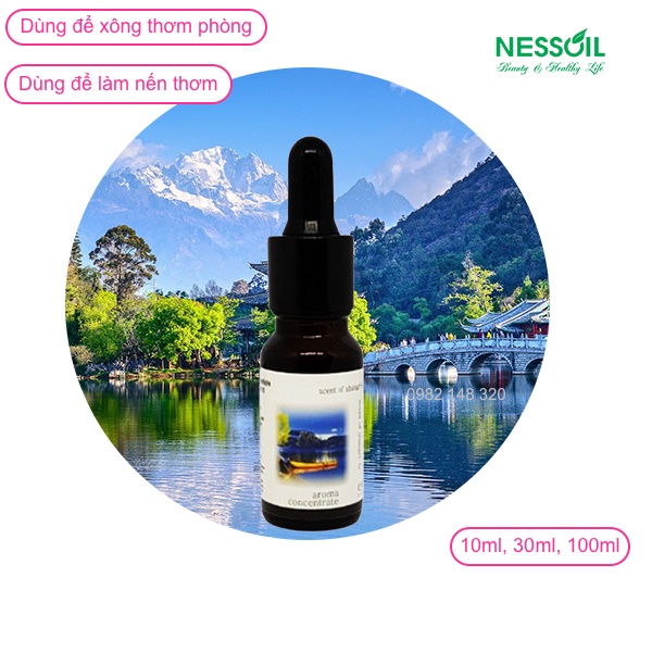 Tinh dầu nước hoa xông phòng Eyun hương Shangrila 10ml, dùng với máy khuếch tán tinh dầu &amp; đèn xông, làm nến thơm