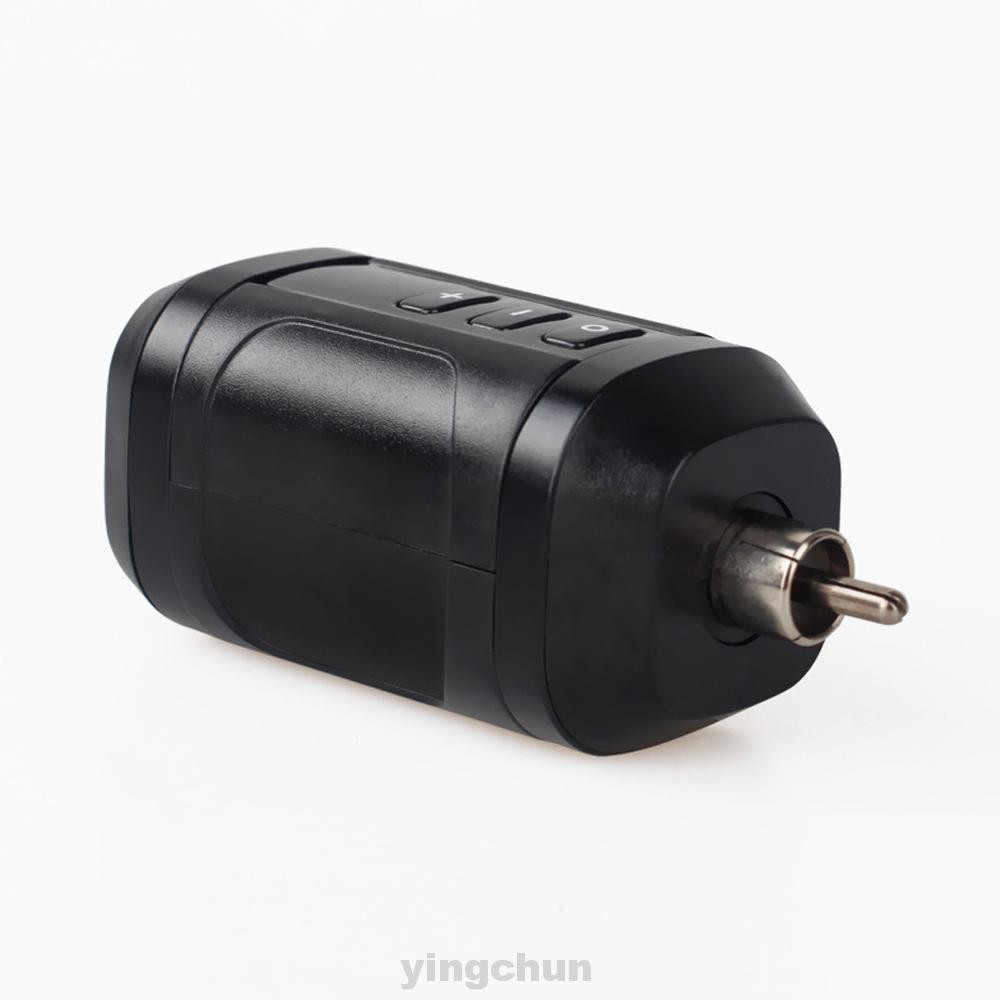 (Hàng Mới Về) Nguồn Cung Cấp Điện Rca Dc Cho Máy Xăm Không Dây Chuyên Nghiệp