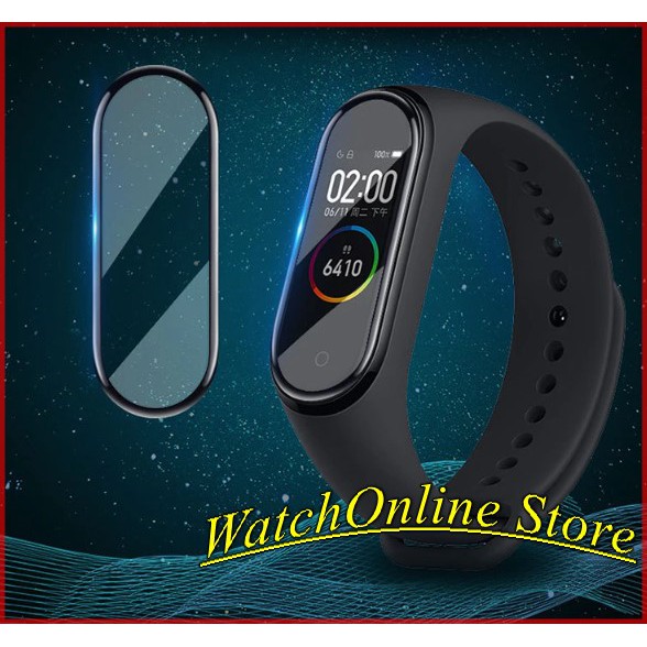 Dán 3D full màn chống xước cho Xiaomi Miband 4 , Mi Band 4 , Miband 5